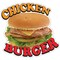 Signmission Chicken Burger Decal Concession Stand Food Truck Sticker, 8" x 4.5", D-DC-8 Chicken Burger19 D-DC-8 Chicken Burger19 - alternate 1